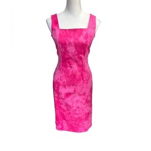 Mikane Sleeveless Tye Dye Dress / Color: Pink/ Size: 6 / Item# 395-1